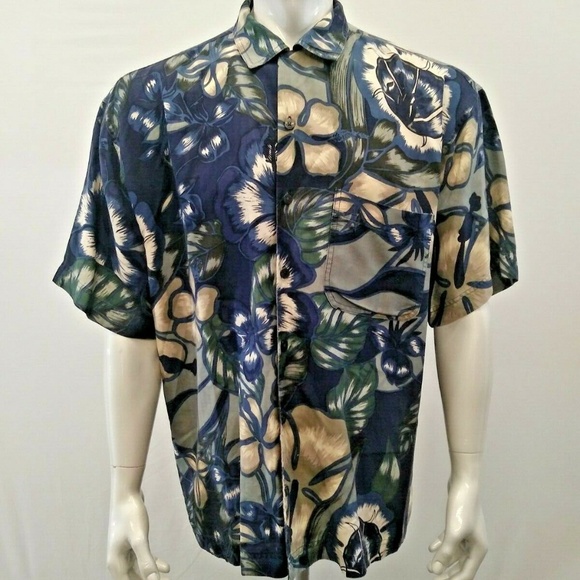 Harry Rosen Other - Harry Rosen Silk Hawaiian Shirt Men's Floral Harry Rosen Other - Harry Rosen Silk Hawaiian Shirt Men's Floral